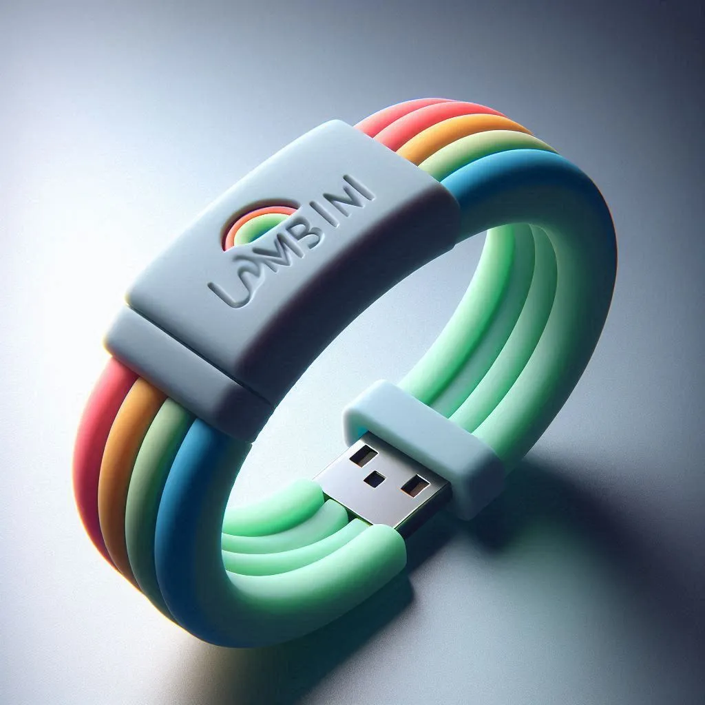 Flashdisk Karet custom logo