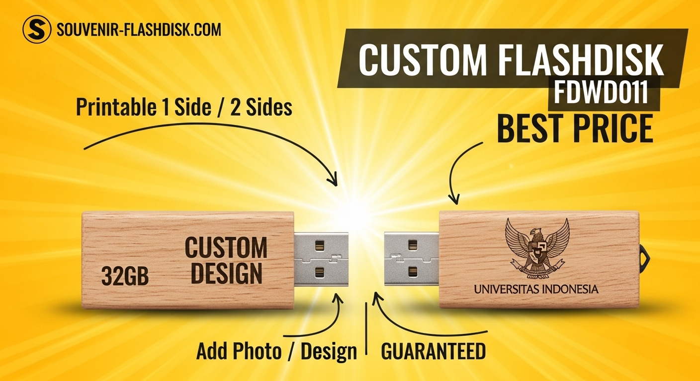 vendor flashdisk custom kayu jakarta